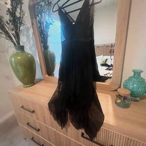 Simpkai Elegant Black Lace Dress